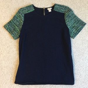 J crew short sleeve top